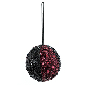 Black red ball